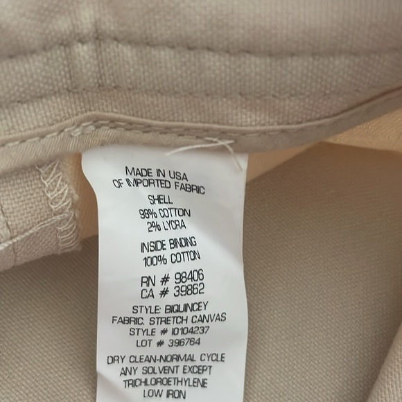 Theory light khaki shorts - Picture 6 of 6